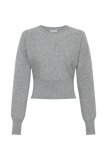 Ciaralee Cinched Waist Jumper Grey Marle