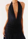 Full Attention Maxi Dress Black