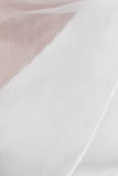 Ida Sheer Asymmetrical Long Sleeve Cape White