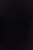 Milena One Shoulder Crepe Maxi Dress Black