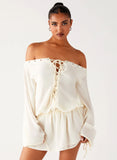 Astaria Mini Dress Ivory