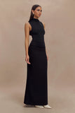 Hadleigh Sleeveless Slinky Top Black