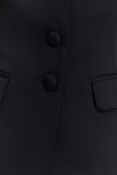 Opal Puff Sleeve Suiting Top Black