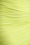 Marci Lime Green Asymmetric Ruched Mini Dress With Sash