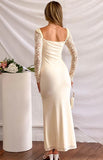Orlanda Cream Maxi Dress