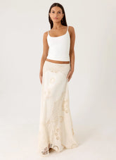 Marzia Maxi Skirt Ivory