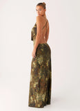 Star Fields Maxi Dress Cyber Floral
