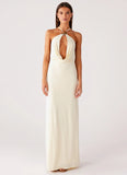 Mistlight Cowl Maxi Dress Yellow