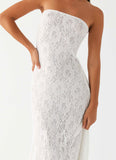 Lolita Lace Maxi Dress Ivory