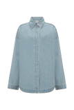 Lioda Oversized Denim Shirt 80S Blue