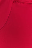 Stella Draped Slinky Maxi Dress Fuchsia Pink