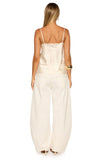Marci Cream Satin Lace Cami Top