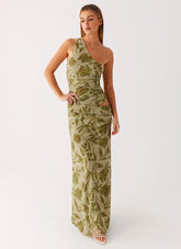 Georgiana Maxi Dress Jade Fern