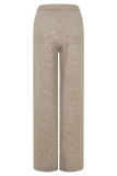 Evan Knit Wide Leg Pants Beige Marle