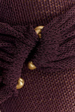 Reece Halter Knit Maxi Dress Chocolate