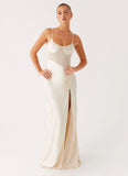 Rising Sun Maxi Dress Off White