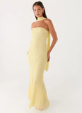 Under The Pagoda Maxi Dress Yellow