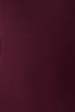 Cary Folded Strapless Crepe Midi Dress Wine
