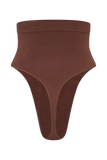 Saria High Waist Shapewear Briefs Espresso