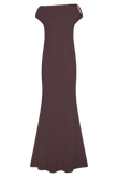 Kinsley Slinky Maxi Dress With Hardware Chocolate
