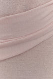Alexius One Shoulder Knit Maxi Dress Dusty Pink