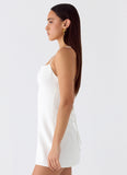 Famous Mini Dress White