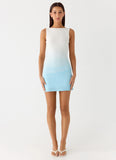 Sharona Mini Dress Blue Ombre