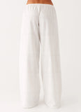 Bille Low Rise Pants White