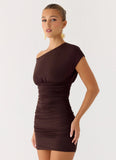 Liana Mini Dress Chocolate