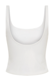 Blanca Stretch Crepe Cami Top White
