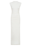 Elliot High Neck Sleeveless Maxi Dress White
