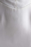 Orellia Strapless Suiting Mini Dress Ivory
