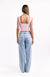 Charli Light Wash Low Waist Baggy Leg Jeans