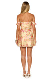 Zoella Yellow Bloom Off The Shoulder Mini Dress