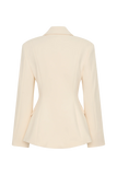 Wesley Structured Blazer Buttercream