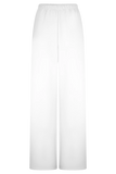 Janayia Cotton Wide Leg Pants White
