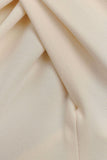 Christina Cross Over Mini Dress Buttercream