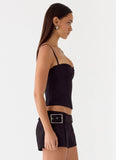 Tayana Corset Top Black