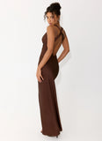 Zandie Maxi Dress Chocolate Torte