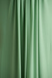 With Me Green High Neck Maxi Dress With Ruched Detailing