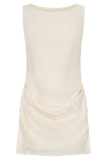 Bexley Draped Mini Dress Ivory