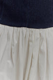 Ashwin Denim Cotton Midi Dress Indigo Blue