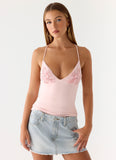 Leon Distressed Denim Mini Skirt Light Blue Wash