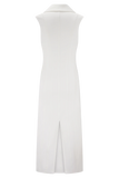 Keagan Sleeveless Midi Dress Ivory