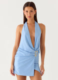 Right Now Mini Dress Periwinkle