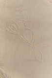 Ebony Embroidered Denim Corset Cream