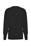 Alexia Buttoned Oversized Cardigan Black