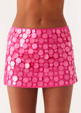 Movie Star Mini Skirt Fuchsia