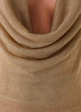 Aradie Shimmer Mini Dress Shimmer Gold