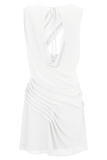 Oria Chiffon Mini Dress White